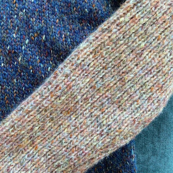 POL Cold Shoulder Cutout Soft Knit Pullover Sweater, Purple Lilac, Size S - Picture 5 of 8